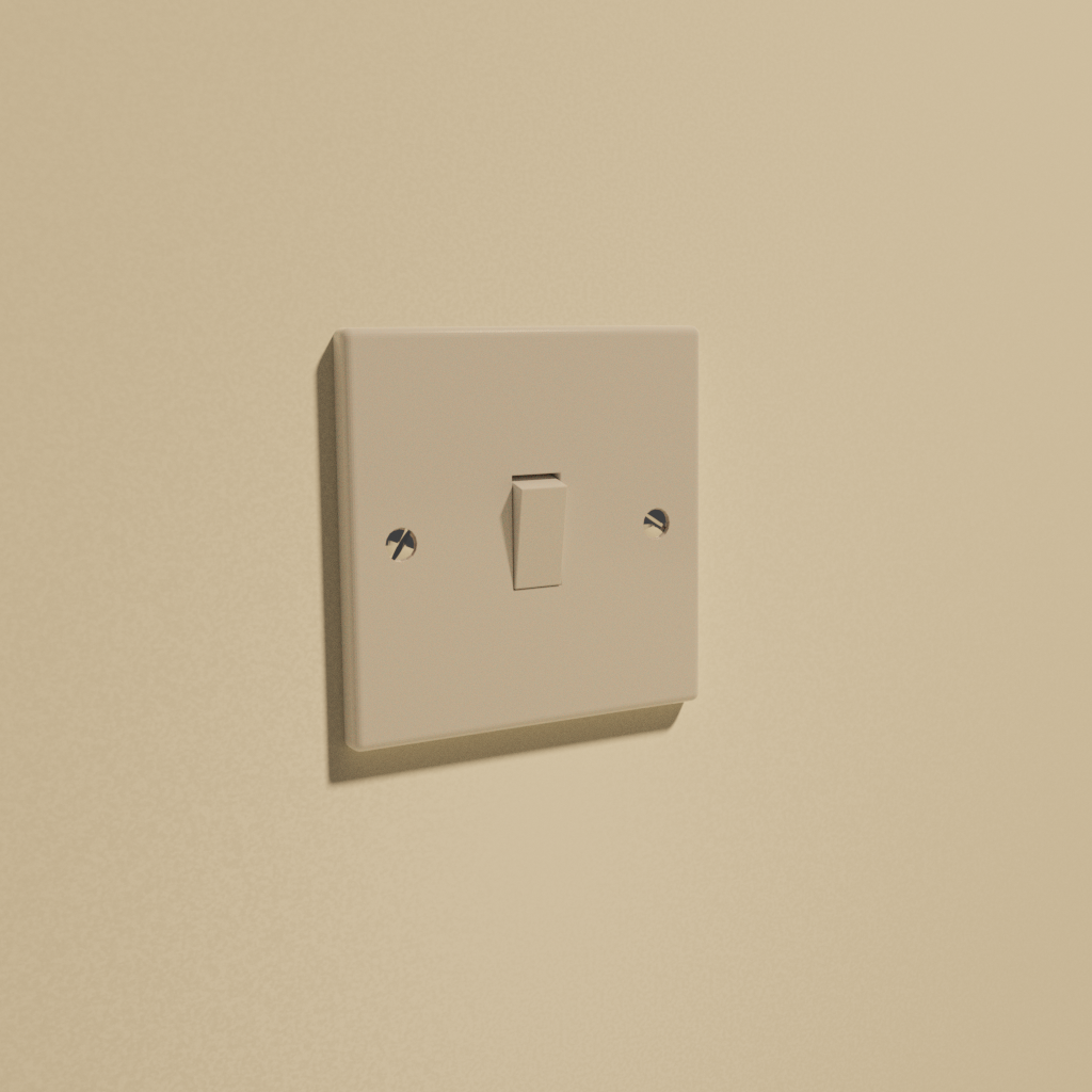 UK Single Light Switch preview image 1